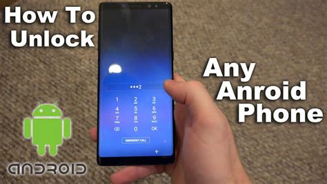 My android phone won't unlock even though I remember the 4 .